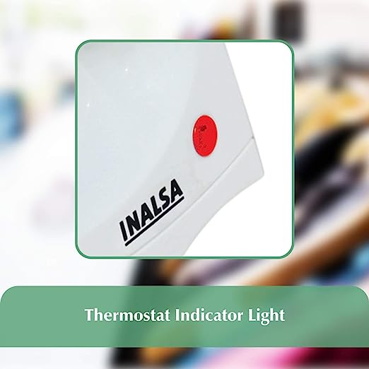 Inalsa Glide 1000-Watt Electric Dry Iron (White) Inalsa Glide 1000-Watt Electric Dry Iron (White)